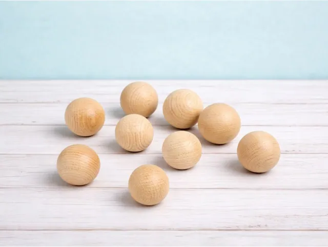 Bolas de madera de haya